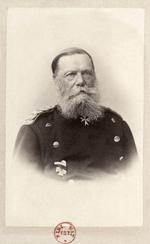 Den bidske general Eduard Ernst Friedrich  Vogel von Falckenstein (1797 – 1885) var embedsmændenes onde ånd. Foto fra DkWiki.dk 