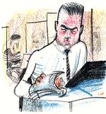 Når man dykker ned i det, må man konkludere, at McKinseyrapporten hviler på forudsætninger, der ikke holdt, forklarede departementschef Jens Brøchner i Undersøgelseskommissionen. Men han dykkede ikke selv ned i det i 2012, og så kollapsede Skat. Arkivtegning. Foto: Claus Nørregaard/POLITIKEN