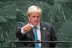 Boris Johnson adresserede den 76. generalforsamling i FN med en bøn om 
FOTO: MUNOZ / POOL / AFP Foto: Eduardo Munoz/Ritzau Scanpix