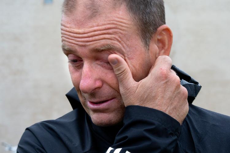 FCK-cheftræner Jess Thorup havde det skidt dagen efter det sensationelle pokalnederlag til Nykøbing FC. Nu kommer der et hårdt stykke arbejde med at rette op. Foto: Finn Frandsen