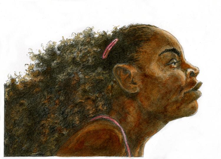 Serena Williams. Tegning. Roald Als Foto: Roald Als/POLITIKEN