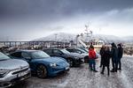 Selv i det nordligste Norge har elbilerne haft deres indtog. Her er Norsk Elbilforening taget til Troms-Finnmark for at teste elbiler i 20 graders kulde.  Foto: Jamieson Pothecary