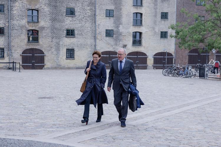 Uffe Toudal Pedersen var dagens hovedvidne i Rigsretten. Foto: Katrine Hørup Noer