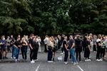 Den fulde genåbning af Danmark blev for alvor manifisteret, da det danske band The Minds of 99 gav koncert i Parken i København foran godt 50.000 mennesker. Det er den første store stadionkoncert efter genåbningen. Foto: Marcus Emil Christensen