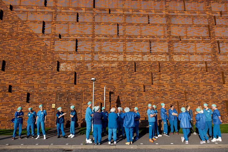 Ud over usædvanligt mange patienter har Aarhus Universitetshospital også måttet se sygeplejerske nedlægge arbejde. Foto: Casper Dalhoff/Casper Dalhoff