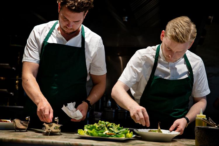Andreas Bagh og Esmée åbnede i januar i de lokaler, hvor Geist og Bo Bech tidligere huserede.  Foto: Martin Lehmann