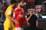 Efter 0-3 mod Benfica ville hollandske Ronald Koeman ikke forholde sig til noget, han ikke har kontrol over: Sin fremtid i FC Barcelona. Foto: Patricia De Melo Moreira/Ritzau Scanpix