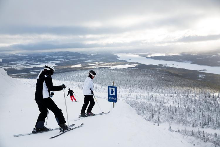 For mange danskere er Sverige lig med skiferie, men i sidste sæson var der stort set ingen danskere på ski i Sverige. Foto: Thomas Borberg