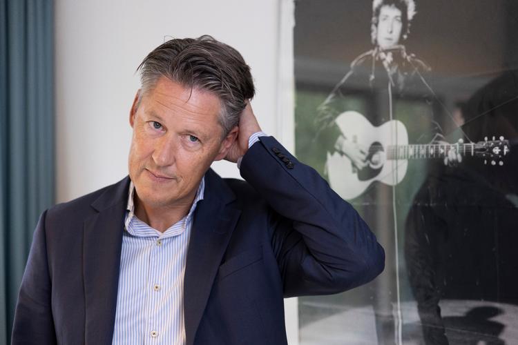    Økonomiprofessor Michael Svarer lytter især til Bob Dylan, Tom Waits og Johnny Cash, når der skal sættes musik på i hjemmet i Risskov. Foto: Mads Andreas Frost