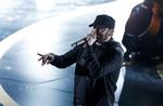Eminem optræder her med monsterhittet 'Lose Yourself' til Oscar-showet i 2020.  Foto: Mario Anzuoni/Ritzau Scanpix
