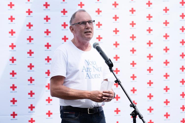 Røde Kors' generalsekretær, Anders Ladekarl, er begejstret over indsamlingsresultatet.  Foto: Jakob Boserup (arkiv)