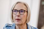 Generaldirektør Maria Rørbye Rønn fra DR har i dag præsenteret den nye store digitale plan for medarbejderne i DR Byen.   Foto: Miriam Dalsgaard