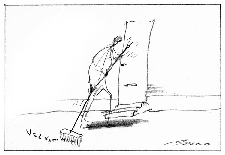 Tegning  Per Marquard Otzen
