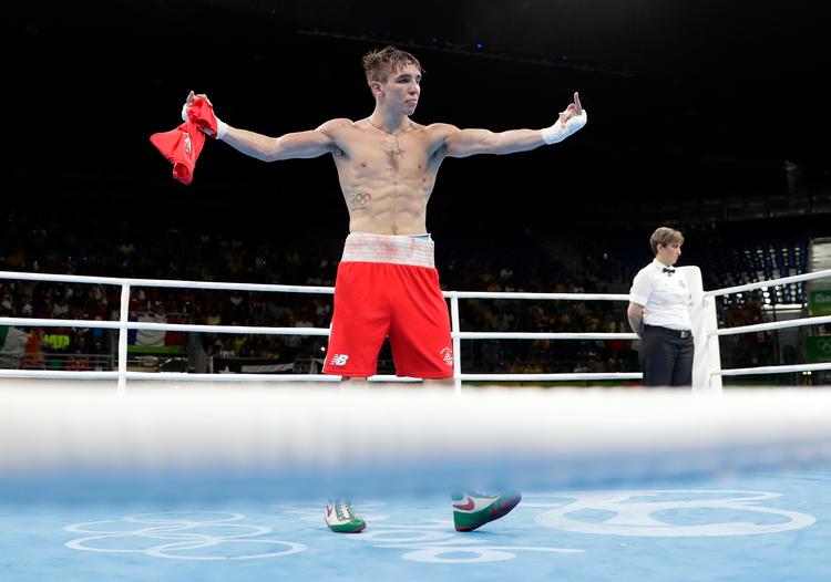 Michael Conlan blev dømt som taber af kvartfinalen ved OL i Rio de Janeiro, og det er en af de kampe, McLaren-rapporten identificerer som værende manipuleret. Conlan selv var ikke i tvivl om, at dommerne var bestukket, hvilket hans kropssprog efter afgørelsen tydeligt signalerer. Foto: Jae C. Hong/Ritzau Scanpix