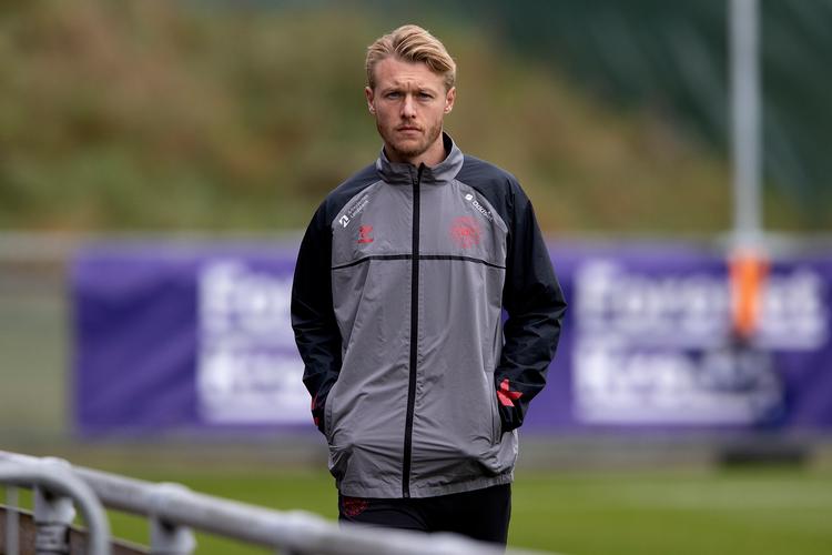 Som anfører for det danske landshold er Simon Kjær stærkt kritisk over, at Fifa vil øge frekvensen af VM og afholde det hvert andet år uden at have konsulteret spillerne.  Foto: Finn Frandsen