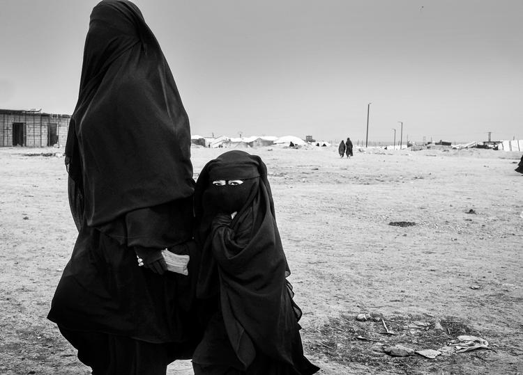 Det internationale anneks i Al-Hol-fangelejren, hvor tusindvis af kvinder og børn fra hele verden sidder. Foto: Jan Grarup