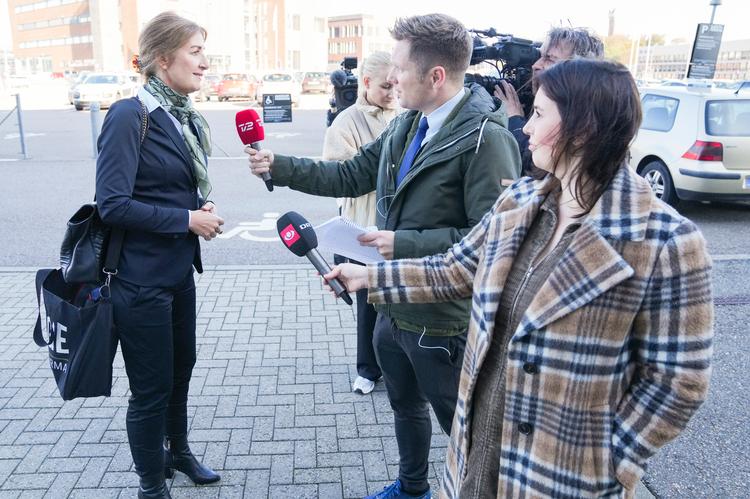 Advokat Mette Grith Stage, der repræsenterer en af de hjembragte kvinder fra Syrien, siger, at hendes klient er ked af at skulle adskilles fra sine børn under varetægtsfængslingen. Foto: Claus Fisker/Ritzau Scanpix
