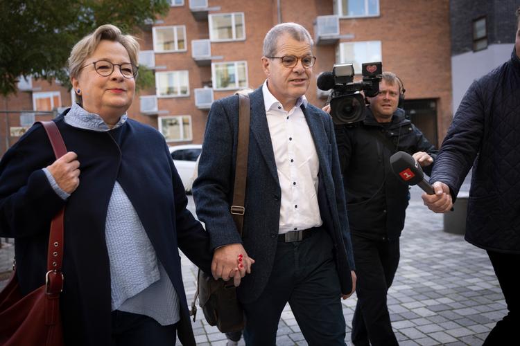 Kåre Mølbak var den sidste, der skulle afhøres, da Minkkommissionen torsdag indledte sit arbejde.  Foto: Mads Nissen