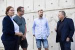 I Roskilde Kommune oplevede de andre partier, hvordan Socialdemokratiet kunne få absolut flertal med under halvdelen af stemmerne. Fra venstre til højre: Jette Tjørnelund (V), Bent Jørgensen (V), Jeppe Trolle (B), Lars Lindskov (C)   Foto: Tilde Døssing Tornbjerg
