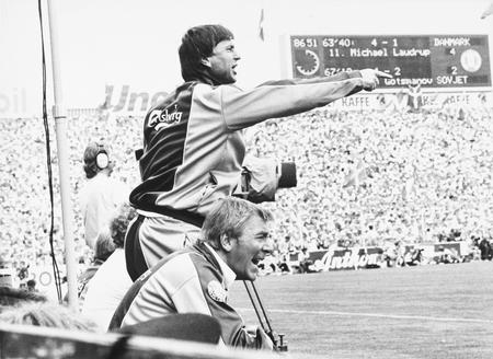 Med Sepp Piontek som træner var Danmark til EM i 1984, VM i 1986 og EM i 1988.   Foto: Mogens Berger/Ritzau Scanpix