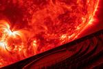 Som i alle andre biografer var det første, man førhen mødte, en massiv lugt af popcorn. Den er der desværre stadig. Her med udsigt til solen.  Foto: Planetarium