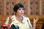 Den 49-årige Klara Dobrev er kandidat til at udfordre Viktor Orbán som ministerpræsident i Ungarn. Hun er vicepræsident i Europa-Parlamentet og repræsenterer det venstre-liberale parti Demokratisk Koalition.  Foto: Attila Kisbenedek/Ritzau Scanpix