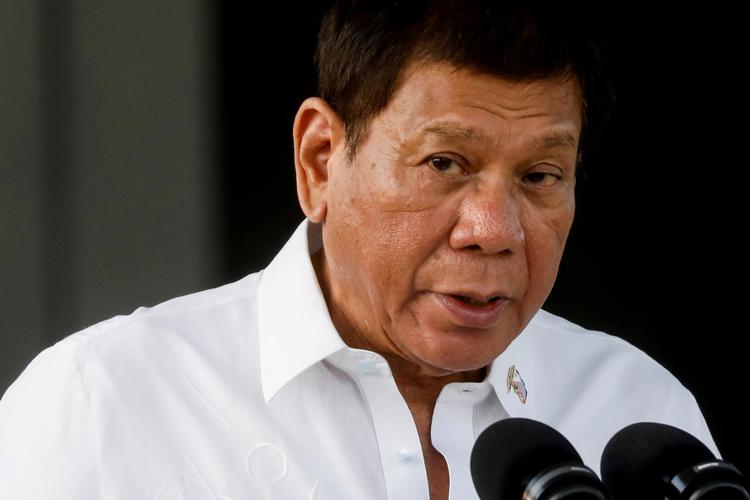 Filippinernes nuværende præsident, Rodrigo Duterte, risikerer at blive udleveret til Den Internationale Straffedomstol, hvis ikke han fortsætter med at have et fast greb om magten. Foto: Eloisa Lopez/Ritzau Scanpix