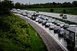 Køerne på hovedstadens største indfaldsveje er blevet længere, her Holbækmotorvejen.  Foto: Martin Lehmann
