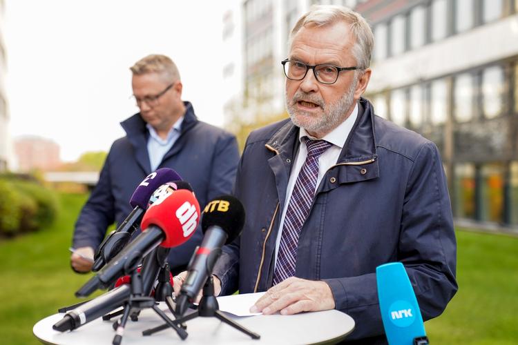 Med på pressemødet var PST-chefen Hans Sverre Sjøvold og chef for kontraterror i PST Arne Christian Haugstøyl.

 Foto: Ntb/Ritzau Scanpix