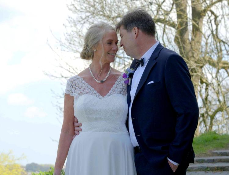 Christina og Michael var et af ægteparrene i dette års udgave af 'Gift ved første blik' - og Christina var jysk helt ind til sprogfingerspidserne. Foto: Snowman Productions

