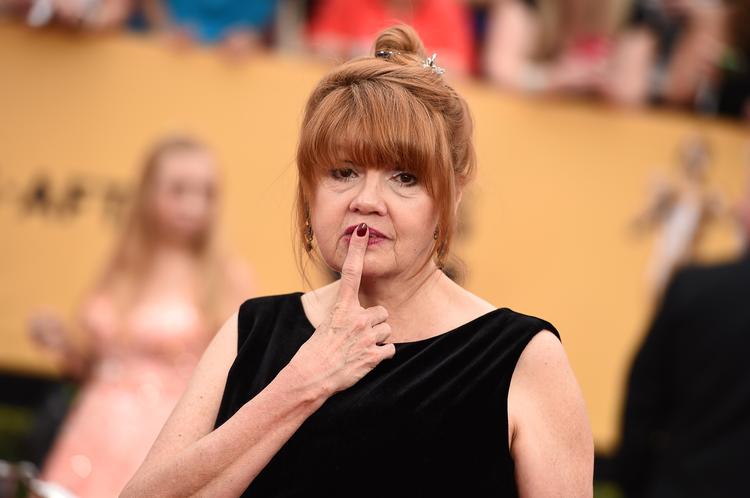 Sammen med resten af holdet bag 'Orange Is the New Black' har punk- og musicalsangeren Annie Golden modtaget flere priser.  Foto: Jordan Strauss/Ritzau Scanpix
