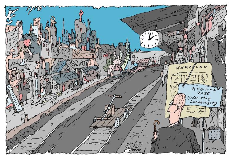 Tegning Per Marquard Otzen