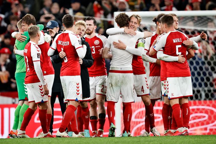 762.000 seere så med på Kanal 5, da Danmark kvalificerede sig til VM i Qatar. Et nyt forslag fra kulturministeren skal sikre, at langt flere danskere fremover kan se med. Foto: Jens Dresling