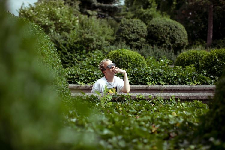 En sommer lød Frederiksberg som aldrig før. Måske Andreas Odbjerg - her fotograferet i Landbohøjskolens Have - hørte med? Foto: Christian Lykking