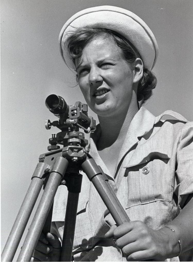 Billedet af daværende prinsesse Margrethe fra 1962. (H.M. Dronningens Håndbibliotek, Kongernes Samling) 