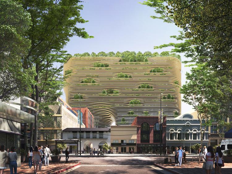 Det nye Bjarke Ingels-projekt i San Jose er udviklet i samarbejde med virksomhederne OPTrust og Peterson Group. Foto: Big