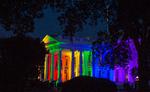 Det hvide Hus i pridefarver i juni 2015.
 Foto: Molly Riley/Ritzau Scanpix