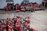 Både Forsvaret og landets kommuner og regioner har nu udpeget områder med nuværende og tidligere brandøvelsespladser, hvor der kan være risiko for forurening med giftige fluorstoffer. Brandskolen i Grenaa har været i brug siden 1991, men er aldrig undersøgt for forurening. Foto: Liv Møller Kastrup