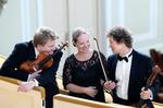 The Brahms Trio har været i arkiverne for at kunne præsentere musik af Tjajkovskij sammen med ukendte komponister som Vladimir Dyck og Sergej Juferov. Foto: PR-foto