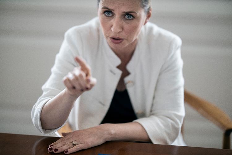 »Danmark er i hjertet af EU og i hjertet af Nato. Svaret er ikke mindre internationalt engagement og samarbejde, men mere. Mere og bedre«, siger statsminister Mette Frederiksen. Arkivfoto Jens Hartmann Schmidt
