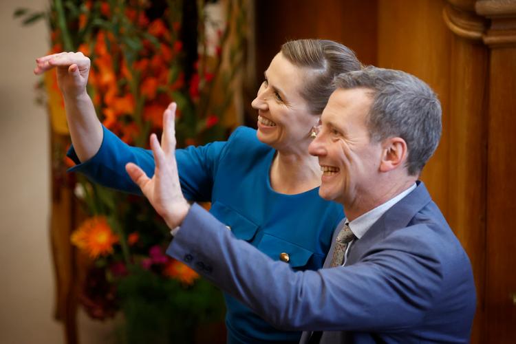 Statsminister Mette Frederiksen og Justitsminister Nick Hækkerup fotograferet under Folketingets åbning i begyndelsen af oktober.  Foto: Jens Dresling