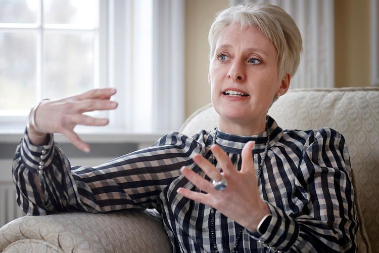 Juristen Emma Hopkins har siden oktober 2020 været briternes ambassadør i København.   Foto: Jens Dresling