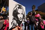 Britney Spears-støtter foran retten i dag.  Foto: Mike Blake/Ritzau Scanpix