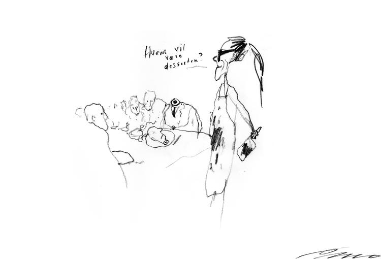 Tegning  Per Marquard Otzen