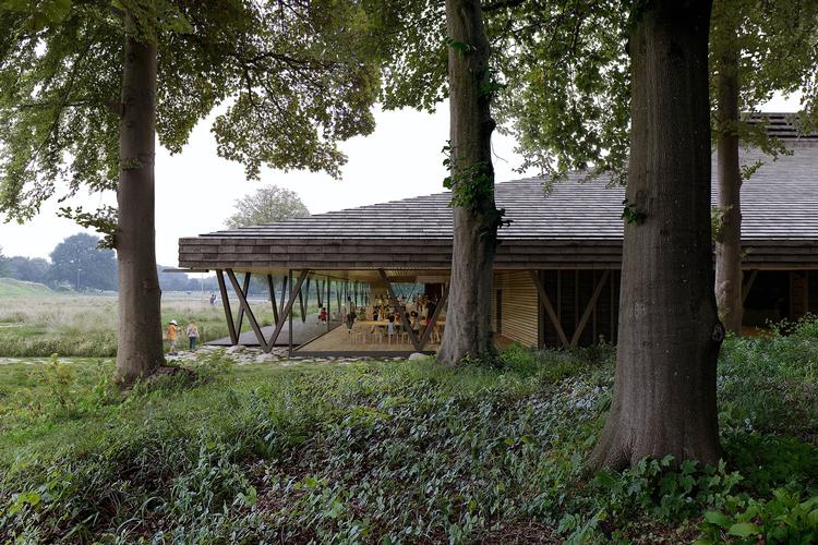 Efter planen skal de eksisterende bygninger nedtages i april 2022, og det nye museum vil stå klar i slutningen af 2024. Rendering Lundgaard & Tranberg