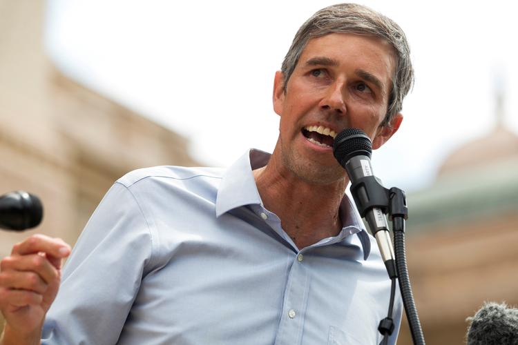 Demokraten Beto O’Rourke udfordrer Texas’ siddende republikanske guvernør, Greg Abbott. Foto: Mikala Compton/Ritzau Scanpix