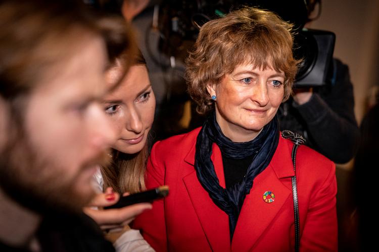 Line Barfod (EL) blev valgets vinder i København. Det gav hende ikke posten som overborgmester. Foto: Mads Claus Rasmussen/Ritzau Scanpix