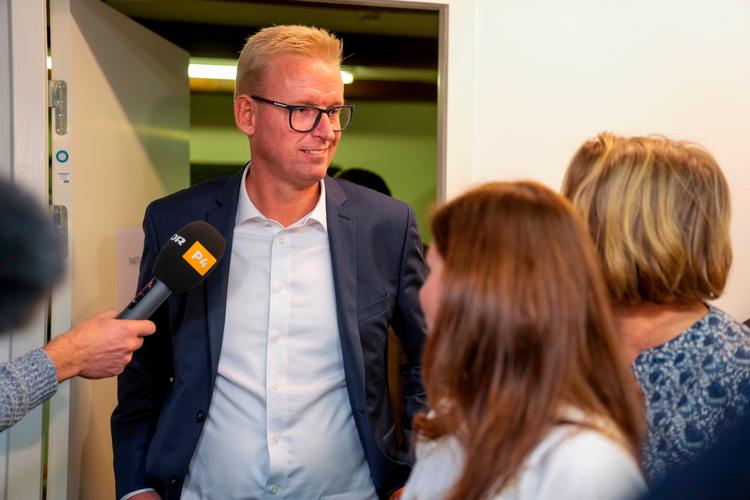 Efter lange forhandlinger er Steen Wrist fra Socialdemokratiet ny borgmester i Fredericia Kommune. Foto: Frank Cilius/Ritzau Scanpix
