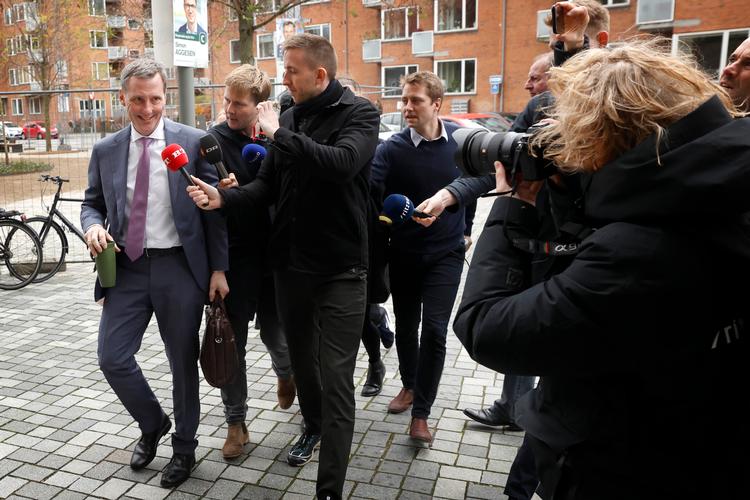 Nick Hækkerup er den første nuværende minister, der er blevet afhørt af Minkkommissionen i Retten på Frederiksberg. Foto: Jens Dresling