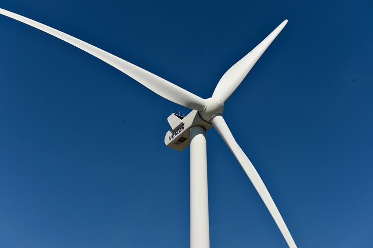 En vindmøller fra Vestas står ved Hvide Sande. Foto: Ernst van Norde/Ernst Van Norde